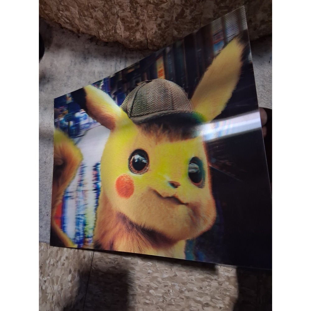 Detective Pikachu Movie Poster 3D Lenticular Poster‎